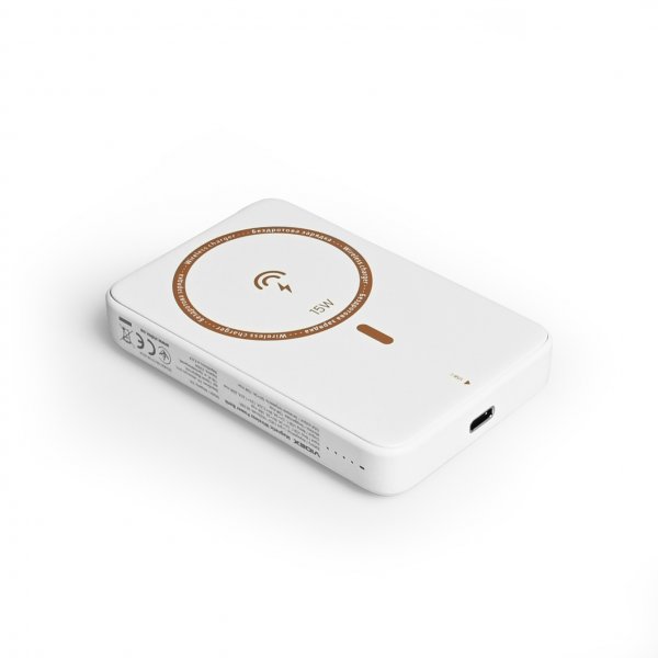 Пауэрбанк с беспроводной зарядкой 10000mAh VIDEX VPB-331 PD20W White