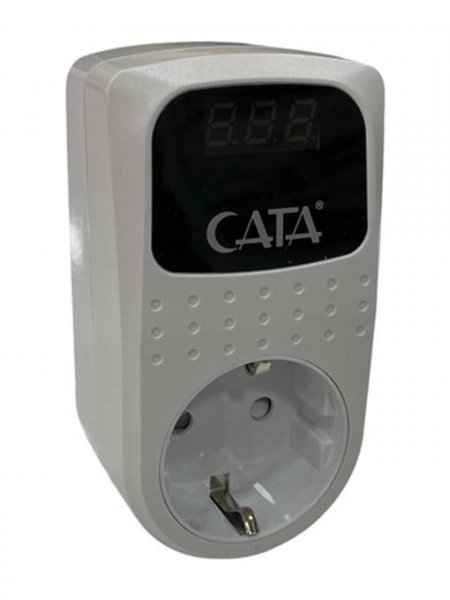 Реле контроля напряжения в розетку CATA CT-9187 4000W 000060288