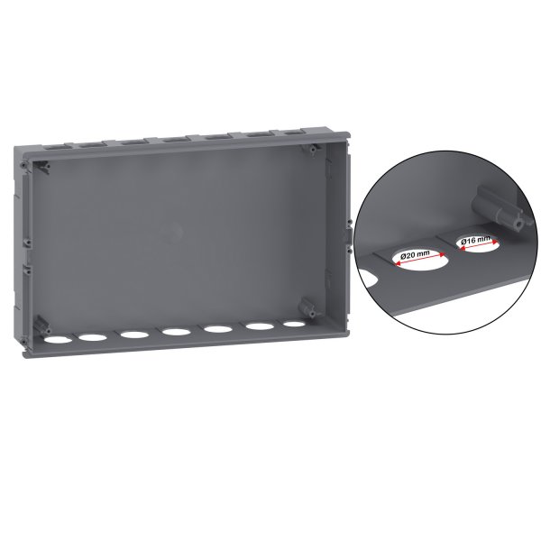 EZ9EUD112 Щит навесной Easy9 EU 12 модулей 1 ряд белая дверь Schneider Electric