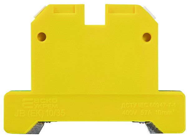Винтовой заземляющий контактный зажим JB(ЕК) 10/35 на DIN-рейку Аско