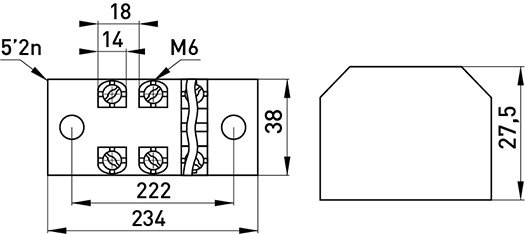 Клеммная колодка защищенная e.tc.protect.60.12, 60А, 12 полюсов p056022 E.NEXT