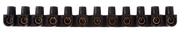 Клеммная колодка делимая, 12 групп e.tc.stand.12.14.black, 20 А, чёрная s016019 E.NEXT