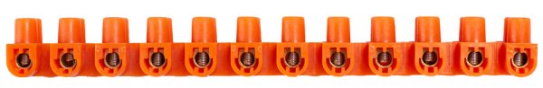 Клеммная колодка делимая, 12 групп e.tc.stand.12.10.orange, 10 А, оранжевая s016025 E.NEXT