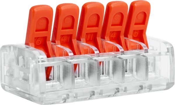 Клемна колодка e.lc.pro.wa.pl.5 з натискним важелем p0660303 E.NEXT