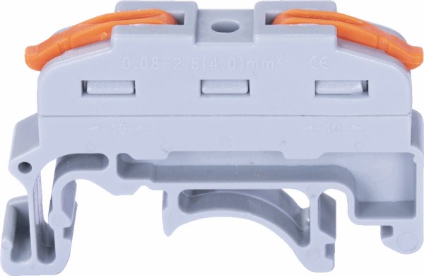 Клемна колодка з'єднувальна e.lc.pro.din.uni.pl.1 з натискним важелем універсальна на din-рейку p0660401 E.NEXT