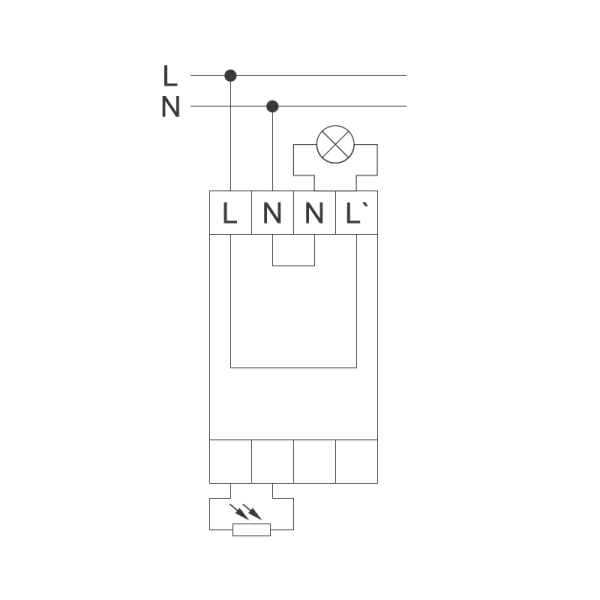 Фотореле ФРЛ-11А 16А с регулировкой и выносным датчиком 220В Electro