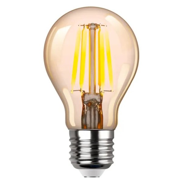 Лампа LED Євросвітло Filament 7Вт FIL-A60-7-27 Е27 вінтажна 000059860