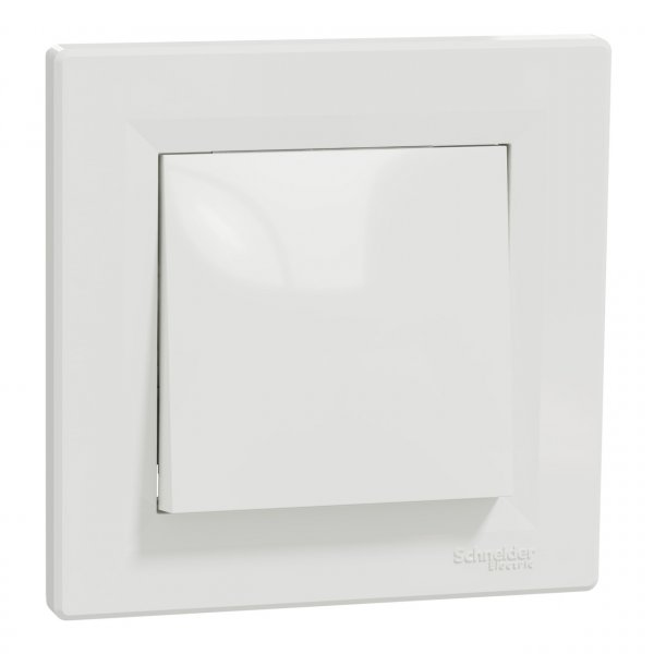 EPH0400121 Одноклавишный переключатель белый Asfora Schneider Electric