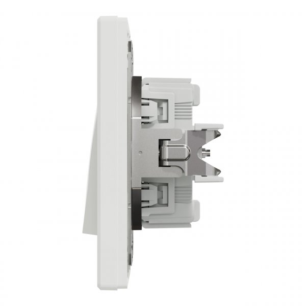 EPH0600121 Двоклавішний перемикач білий Asfora Schneider Electric
