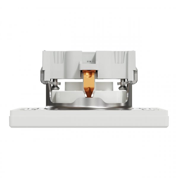 EPH2900121 Розетка с заземлением белый Asfora Schneider Electric