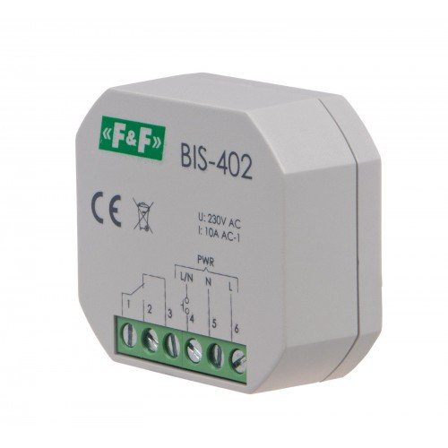 Імпульсне Реле BIS-402 10А (РБ-402) F&F