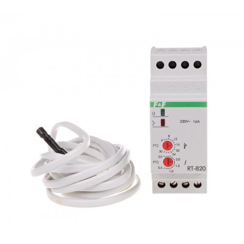Регулятор температури RT-820 230В 16A 2S 4-30*C F&F