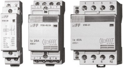 Контактор ST63-40-24V 63A 4NO 24кВт F&F