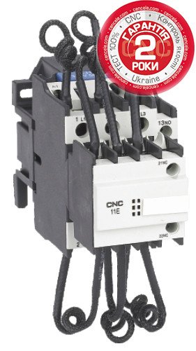 Пускач конденсаторний CJ19C-D1811, 18А, 400В, 8кВАр, АС220В, CNC