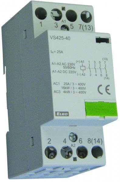 Модульный контактор VS425-31/230V AC/DC 230V ELKOep