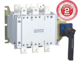 Вимикач-роз'єднувач перекидний YCHGLZ1-2500А, 3Р, 400V, CNC