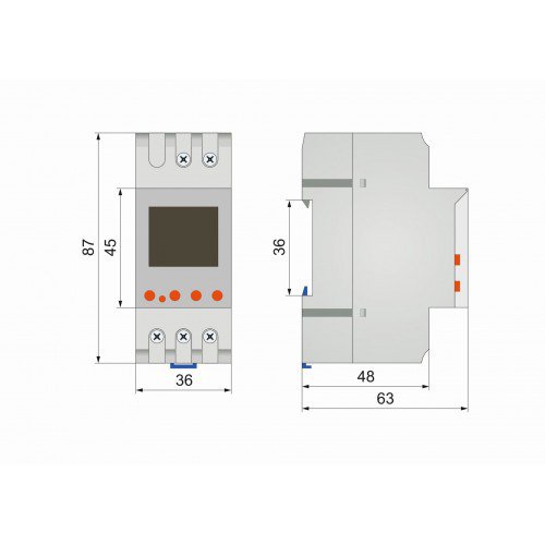 Таймер недельный Т15-АС цифровой 16А 230В с аккумулятором на DIN-рейку Electro