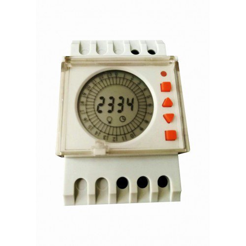 Таймер суточный Т20 цифровой 16А 230В с аккумулятором на DIN-рейку Electro