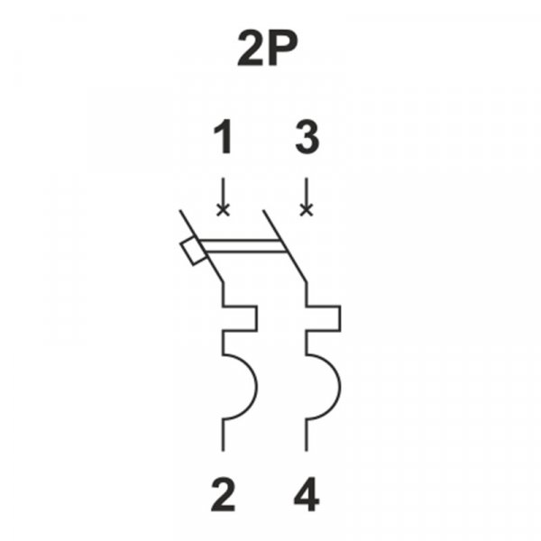 Автоматичний вимикач ВА 1-63 4,5kA 40A 2P С Electro