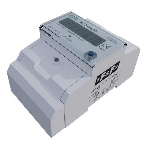 Лічильник електроенергії трифазний WZE-3RST 80A F&F