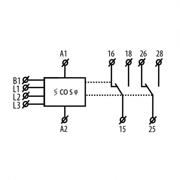 Реле контроля коэффициента мощности COS-2/230V AC (аналог COS-1) ELKOep