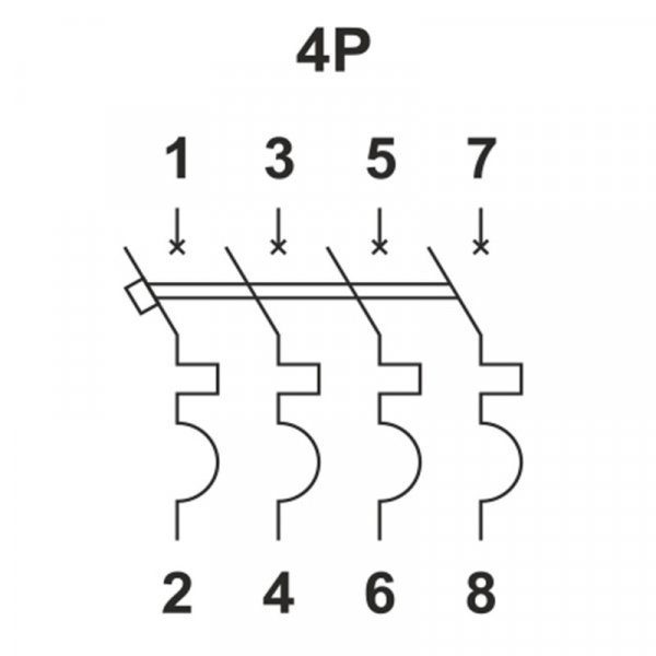 Автоматический выключатель ВА 1-63 4,5kA 32A 4P С Electro