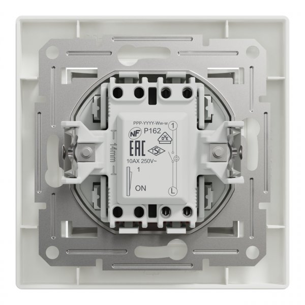 EPH1400121 Вимикач одноклавішний з підсвіткою білий Schneider Electric