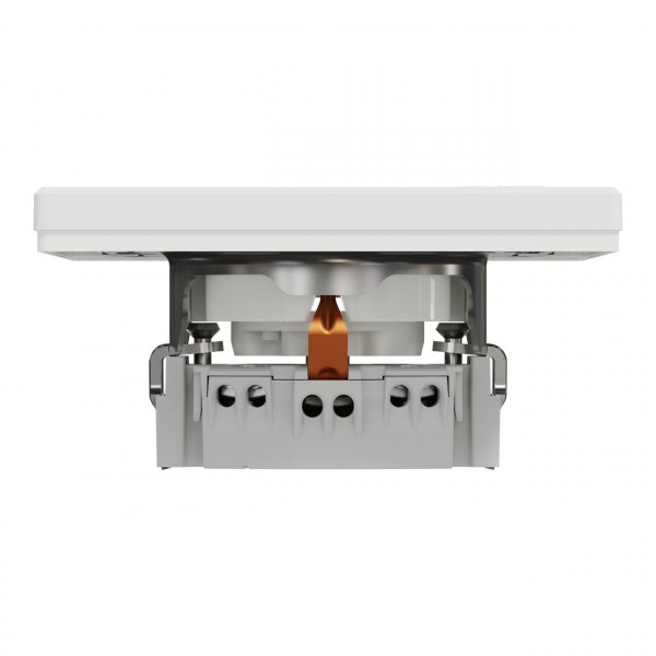 EPH2900221 Розетка с заземлением с защитными шторками белая Asfora Schneider Electric