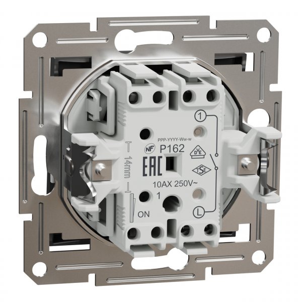EPH0100171 Выключатель одноклавишный антрацит Asfora Schneider Electric