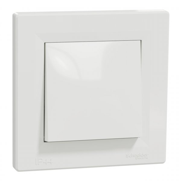 EPH0100221 Выключатель одноклавишный белый IP44 Asfora Schneider Electric
