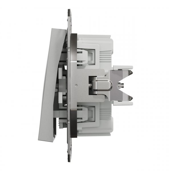 EPH0300161 Вимикач двоклавішний алюміній Asfora Schneider Electric