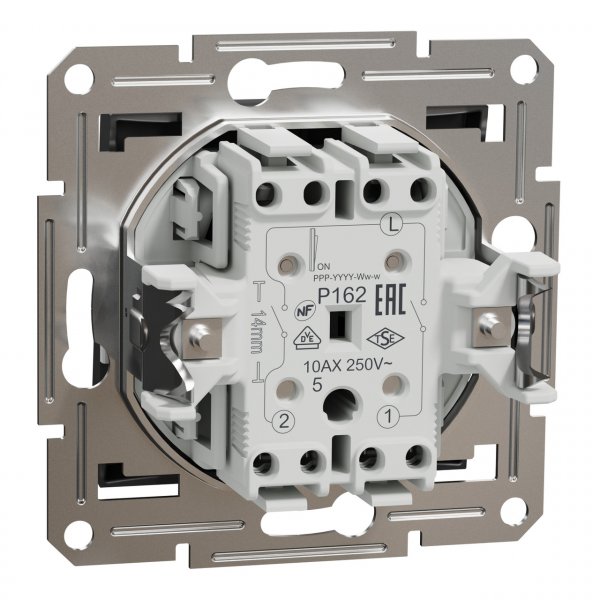 EPH0300171 Вимикач двоклавішний антрацит Asfora Schneider Electric