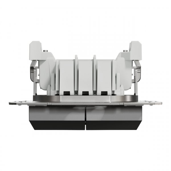 EPH0600171 Двухклавишный переключатель антрацит Asfora Schneider Electric