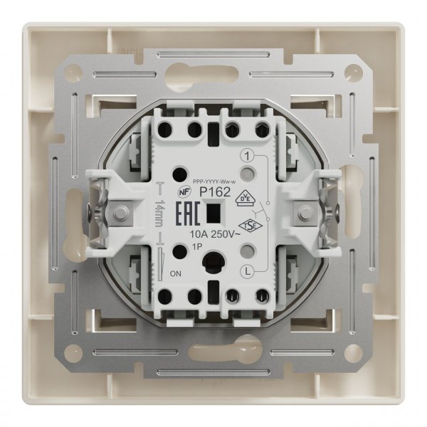 EPH0700123 Кнопковий вимикач крем Asfora Schneider Electric