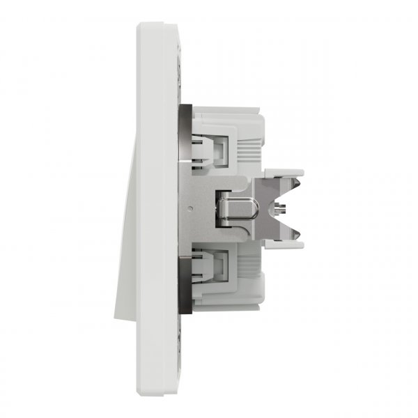 EPH1100121 Кнопковий вимикач двоклавішний білий Asfora Schneider Electric