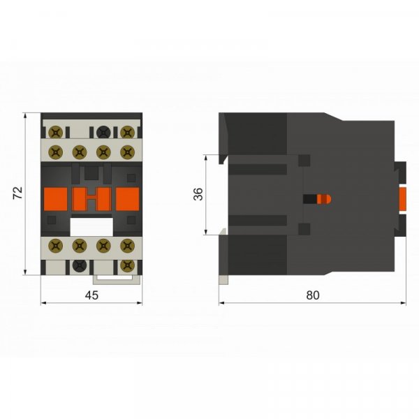 Пускач ПМЛо-1-10 10А котушка 230В 1NO АС3 Electro
