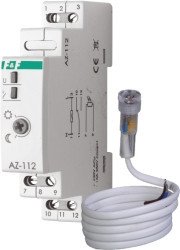 Сутінкове Реле AZ-112-24V 21÷27 В AC/DC 16А ІР20 з герметичним зондом (АС-112гз) F&F