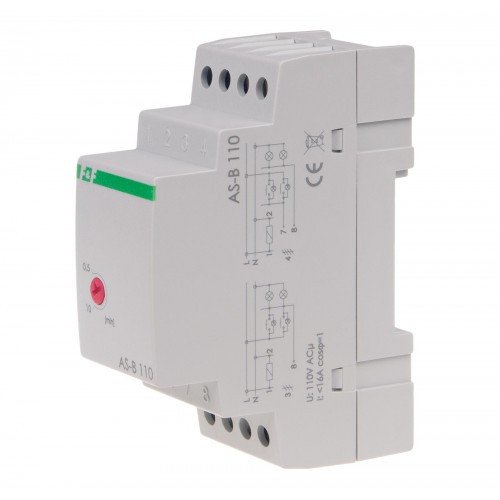 Лестничное реле AS-B110 на DIN-рейку 100÷120 В AC F&F