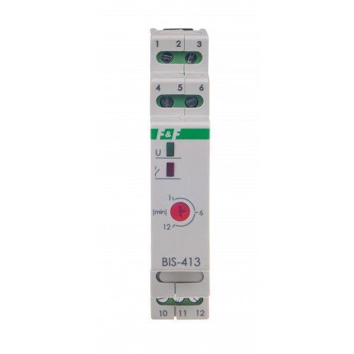 Імпульсне реле BIS-413-24V з затримкою часу 16А 9÷30 В AC/DC F&F