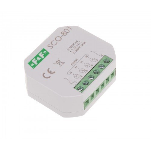 Регулятор яскравості SCO-801 300Вт 195÷265 AC без пам'яті F&F