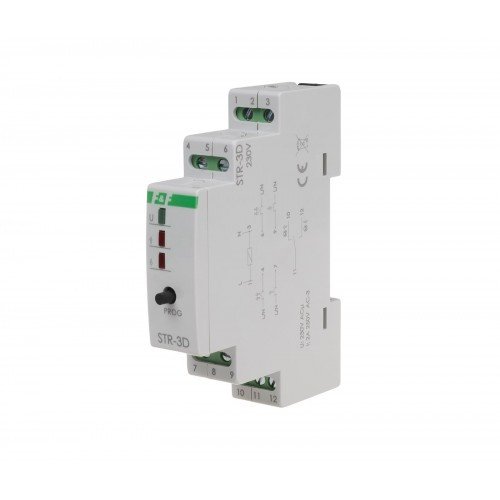 Реле управления роллетами STR-3D 100÷265 V AC/DC  двухкнопочное F&F
