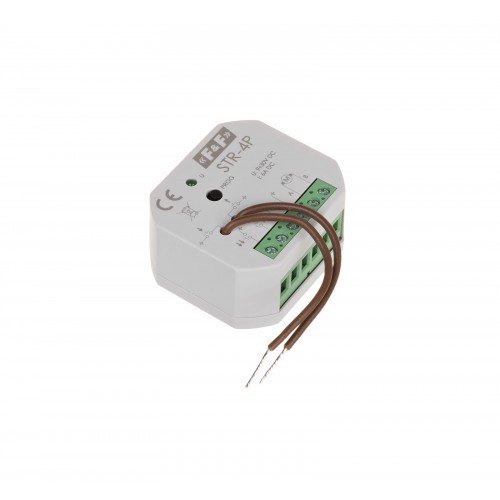 Реле управління ролетами STR-4P 10÷27 V DC двухкнопочний F&F