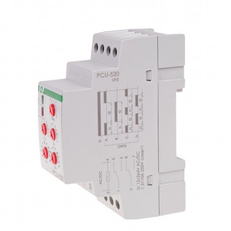 Реле часу PCU-520UNI 2×8A 12÷264В AC/DC F&F