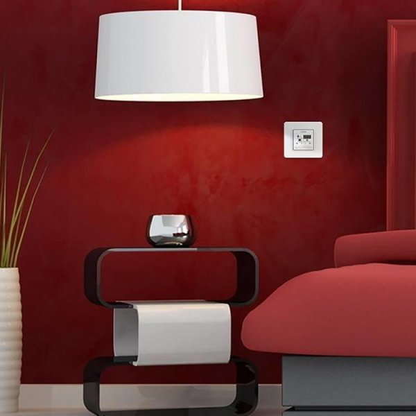 Терморегулятор terneo pro * слоновая кость без датчика температуры пола