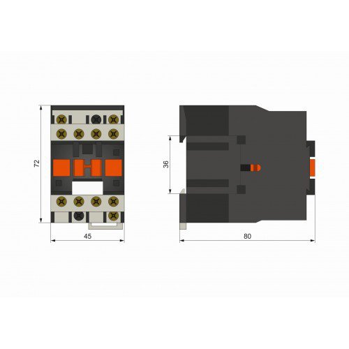 Пускатель ПМЛо-1 9А катушка 12В 1NO АС3  Electro