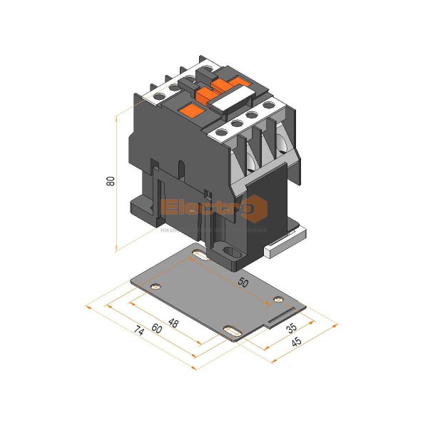 Пускатель ПМЛо-1 12А катушка 24В 1NO АС3  Electro