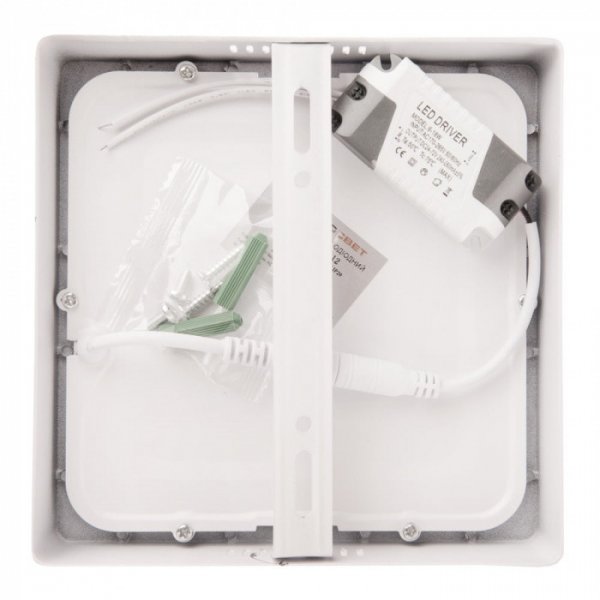 Світильник точковий накладний ЕВРОСВЕТ 6Вт квадрат LED-SS-120-6 4200К 000039176