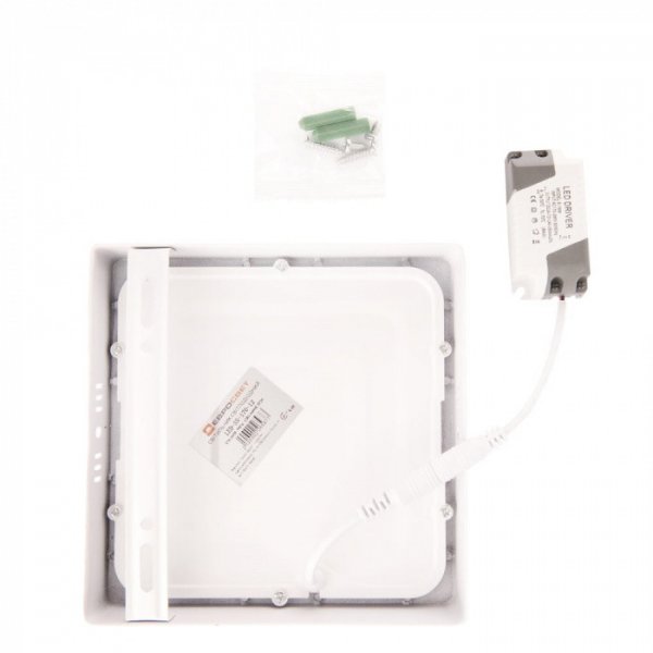 Світильник точковий накладний ЕВРОСВЕТ 12Вт квадрат LED-SS-170-12 6400К 000039185