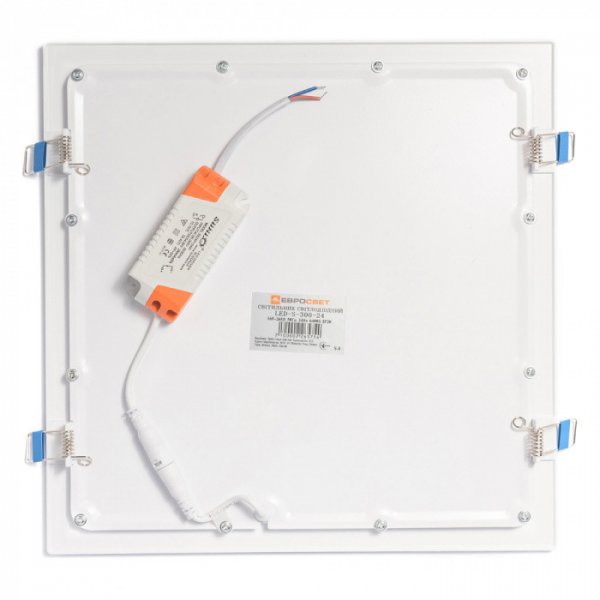 Светильник точечный врезной ЕВРОСВЕТ 24Вт квадрат LED-S-300-24 4200К 000039192