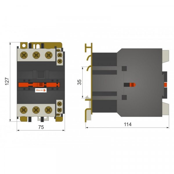 Пускач ПМЛо-1 40А котушка 110В 1NО+1NC АС3 Electro